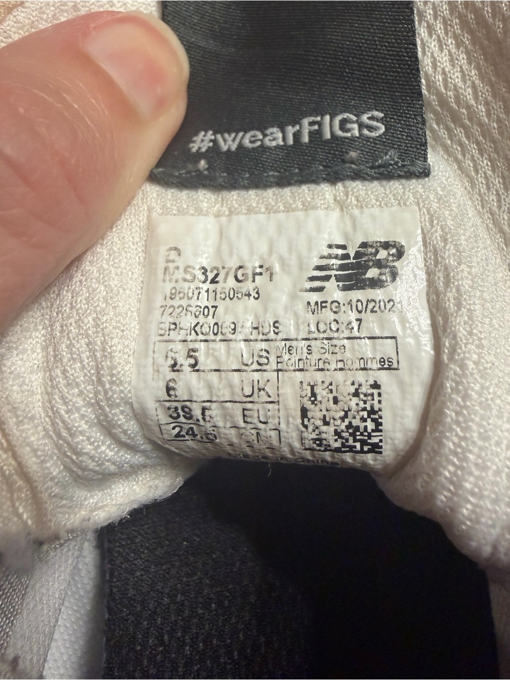 New Balance White and Gray Retro Runner Sneakers - Picture 5 of 5